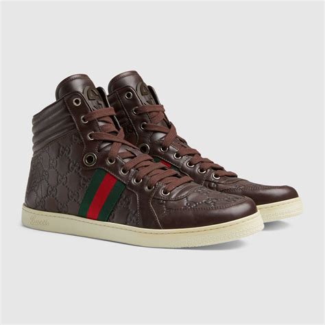 fashion sneaker gucci shoes mens|men's gucci high top sneakers.